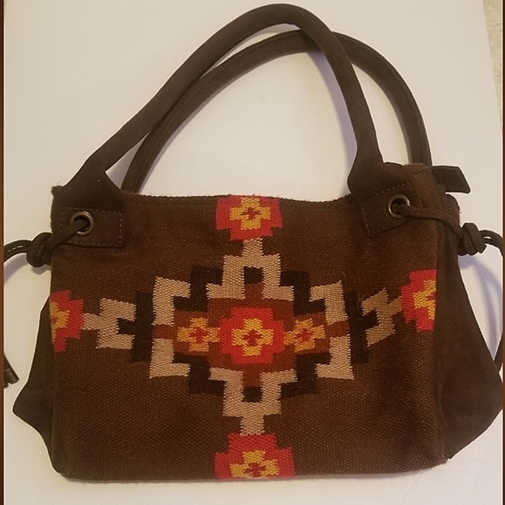 Aztec Native American Print Shoulder Purse Bag